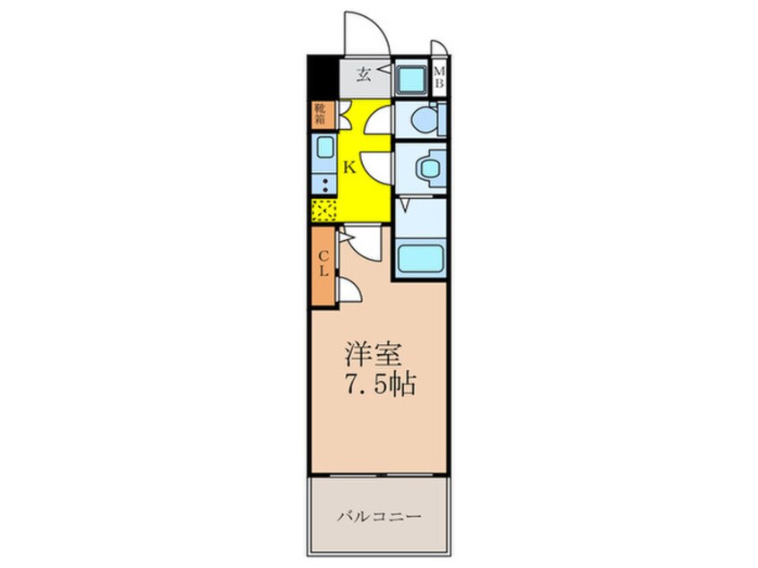 間取図 ｽﾜﾝｽﾞｼﾃｨ新大阪ﾌﾟﾗｲﾑ（903）