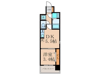 間取図 仮)東大阪市長瀬町新築