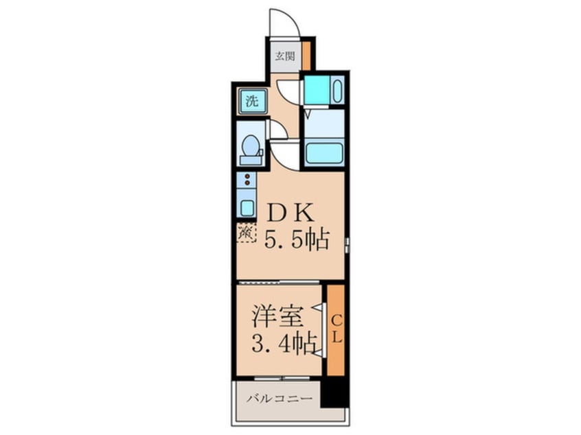 間取図 仮)東大阪市長瀬町新築