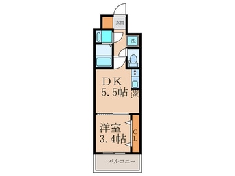 間取図 仮)東大阪市長瀬町新築