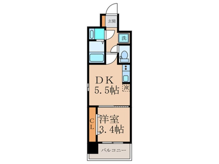 間取図 仮)東大阪市長瀬町新築