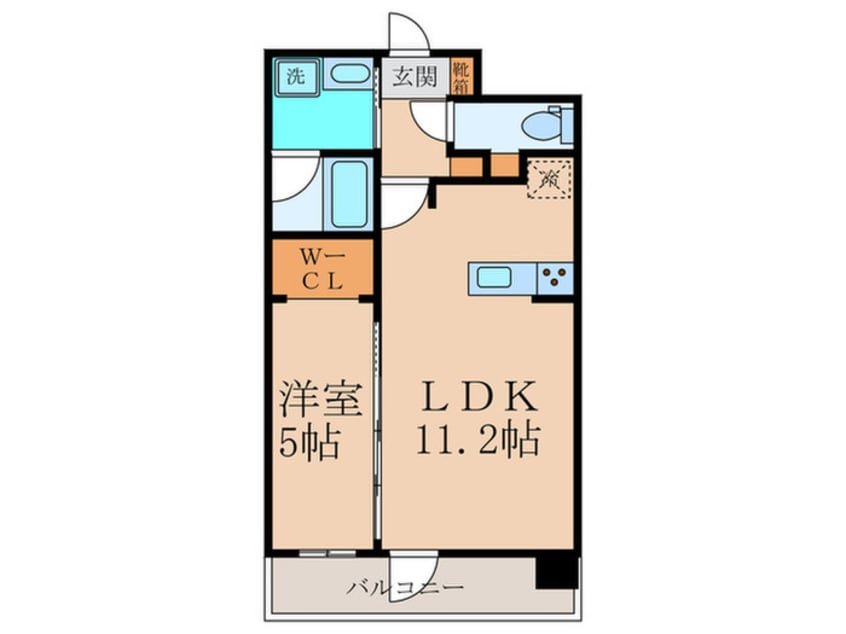 間取図 仮)東大阪市長瀬町新築