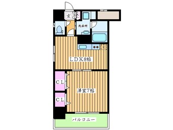 間取図 ＣＩＴＹＳＰＩＲＥ難波南