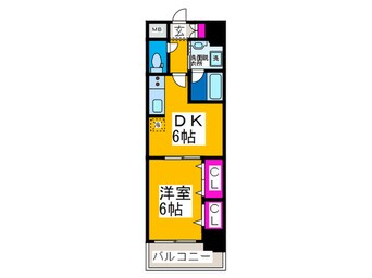 間取図 ＣＩＴＹＳＰＩＲＥ難波南