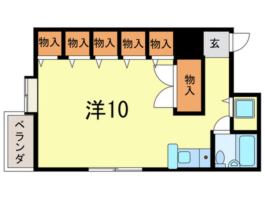 間取図 エルパセオ甲風園