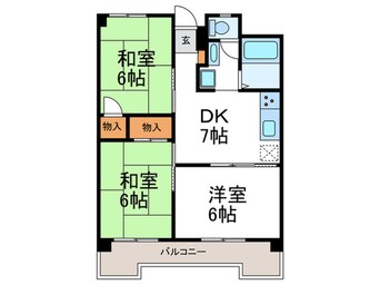 間取図 京都四条グランドハイツ(935)