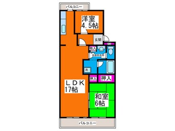 間取図 鈴の宮２号棟