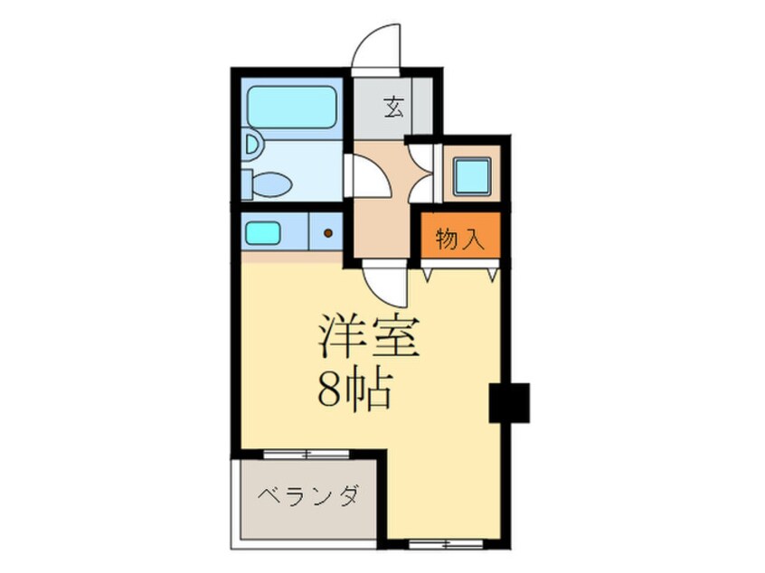 間取図 ヴェルビュ二条城東