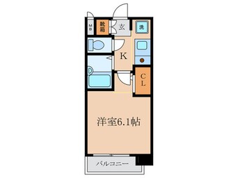 間取図 プレサンス京都四条烏丸（403）