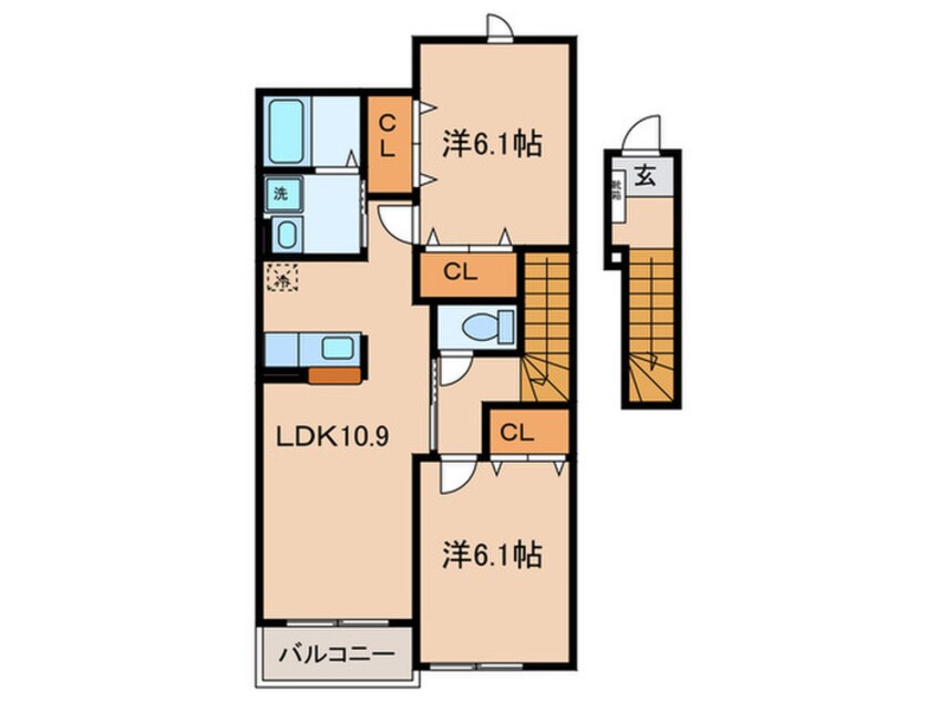 間取図 パ－クサイドチェリ－