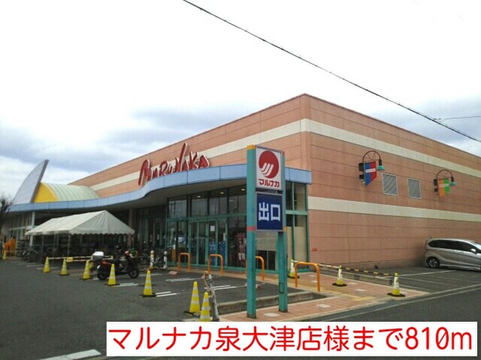 マルナカ泉大津店(スーパー)まで810m パ－クサイドチェリ－