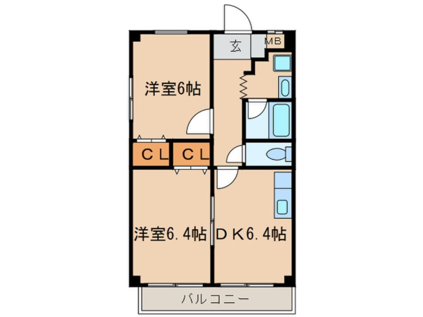 間取図 ウインドベル四条大宮