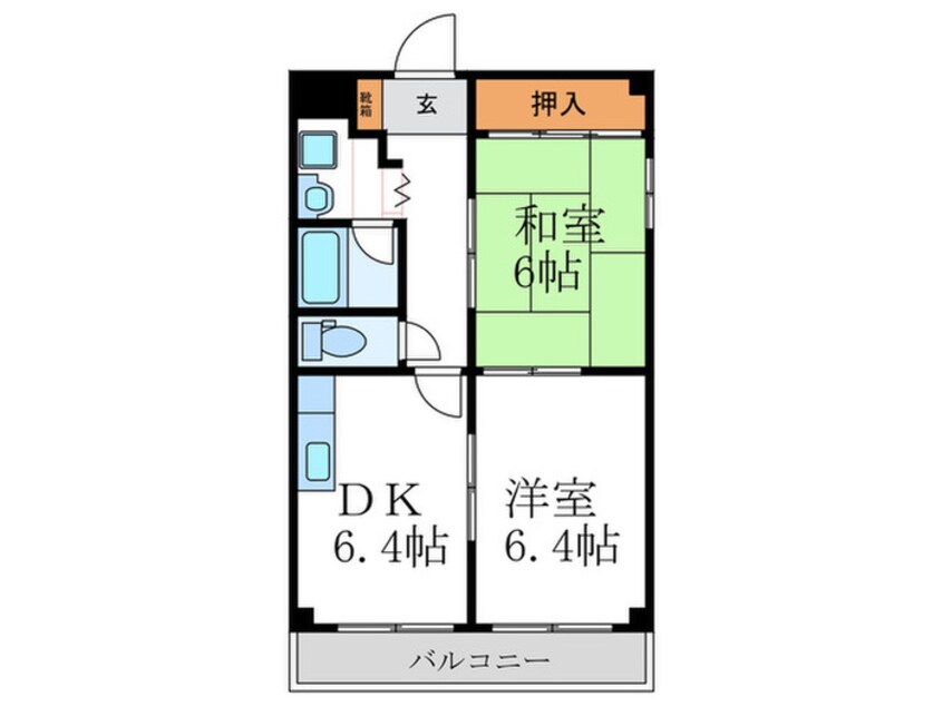 間取図 ウインドベル四条大宮