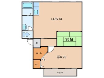 間取図 ハイツサンライフ　Ａ棟