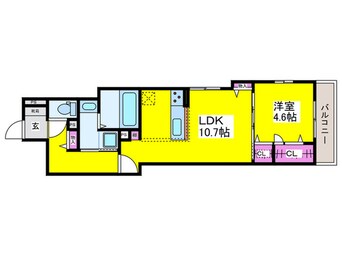 間取図 ヒロ　グランデ　２ｎｄ