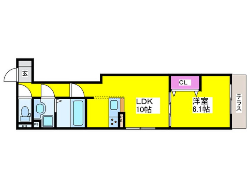 間取図 ヒロ　グランデ　２ｎｄ