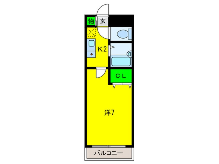 間取図 ラ・フォンテ花園