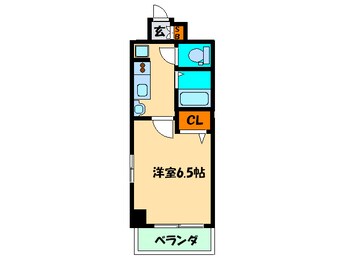 間取図 ｴｽﾃﾑｺ-ﾄ大阪ﾍﾞｲｴﾘｱ(704)