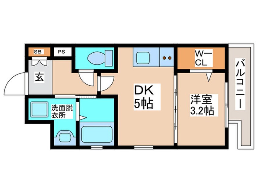 間取図 ラシーヌ住吉大社