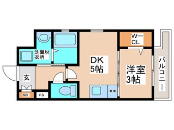 間取図 ラシーヌ住吉大社