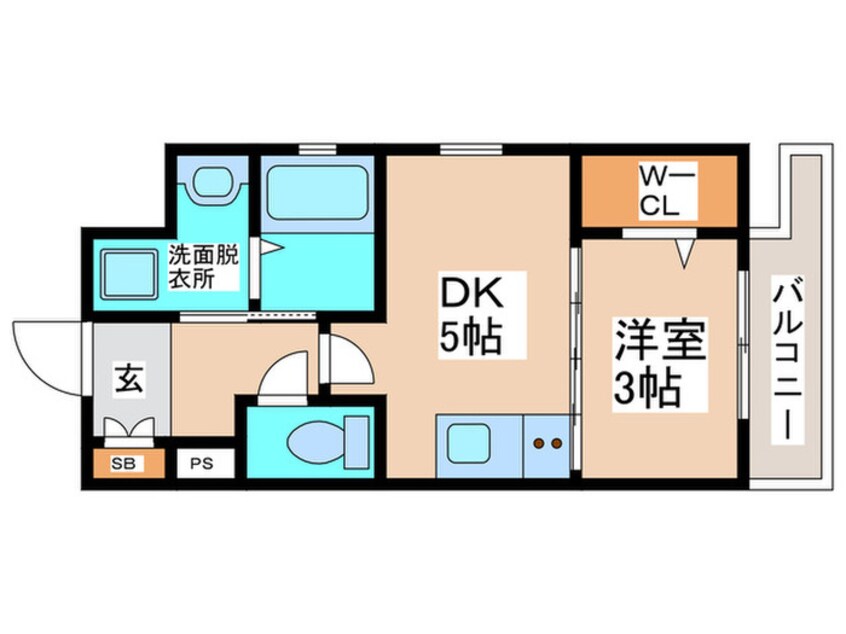 間取図 ラシーヌ住吉大社