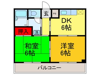間取図 サントハウス小阪
