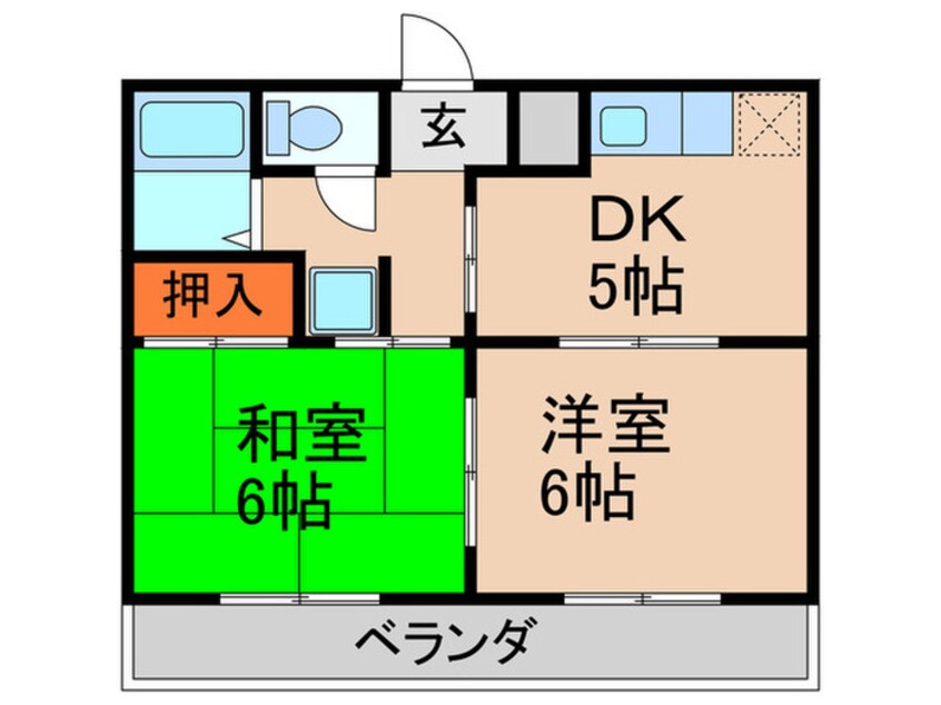 間取図 サントハウス小阪