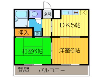 間取図 サントハウス小阪
