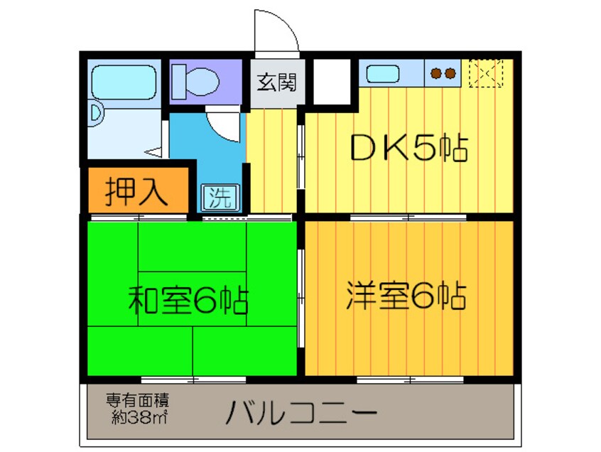 間取図 サントハウス小阪
