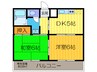 サントハウス小阪 2DKの間取り