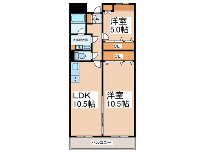 間取図 エアーフロントマンション