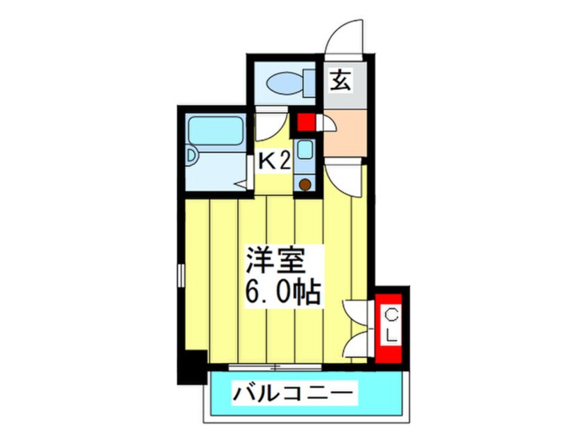 間取図 グリーンヒルズ五番館