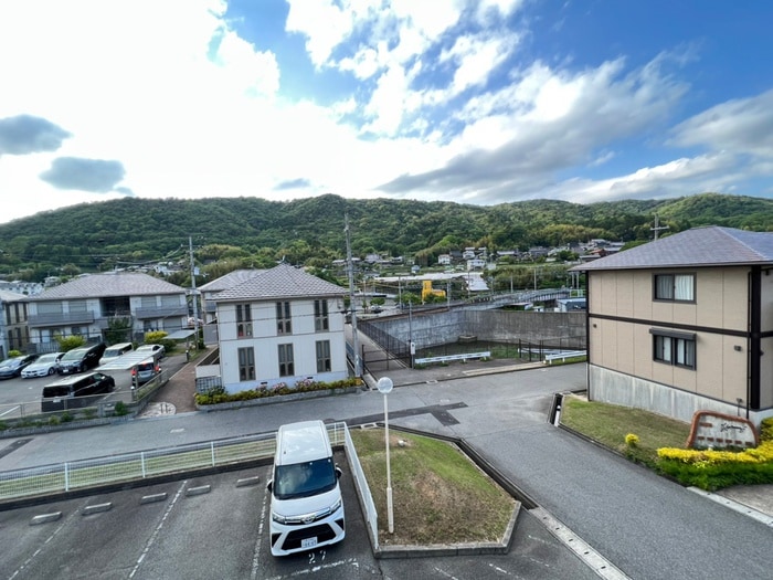 室内からの展望 ルピナスコートA棟