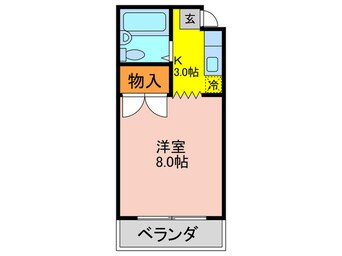 間取図 プレアール箕面粟生