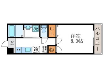 間取図 サンクスパレ桂Ⅱ