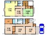 川添町戸建 5LDKの間取り