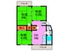長興寺マンション 3DKの間取り