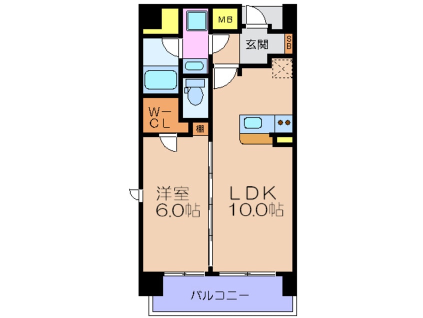 間取図 ランドセントラル梅田