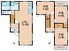 豊中シャロンⅡ 3LDKの間取り