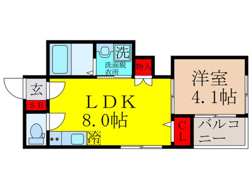 間取図 仮)Ｆａｓｅｃｉａ　ｂｒｕｎ