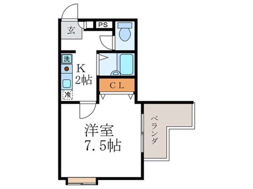 間取図 西賀茂ウスイハウス
