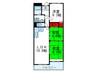 プレーヌ緑地公園 3LDKの間取り