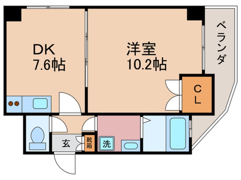 間取図 プラ　タラク