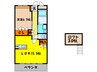 エルド　シェル 1LDKの間取り