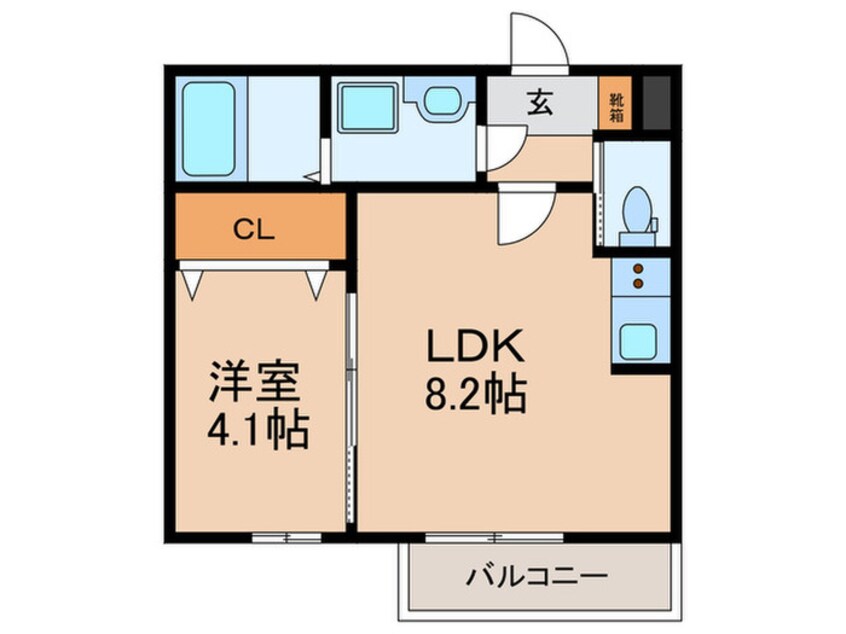 間取図 H-Maison平野Ⅱ