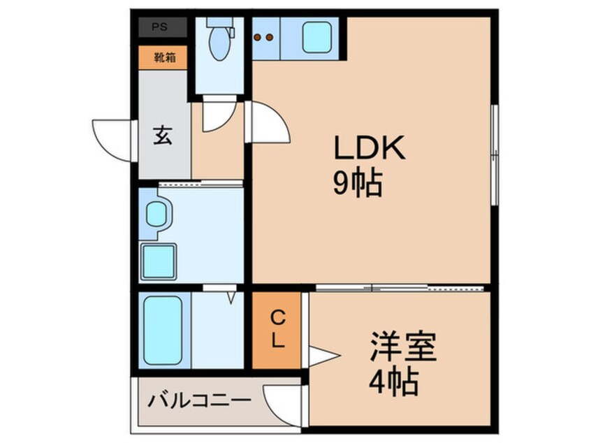 間取図 H-Maison平野Ⅱ