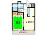 プレアデス 1LDKの間取り