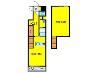 間取図 GROOVE堺東アネックス
