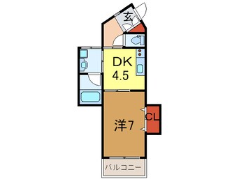 間取図 オルタンシア下山手