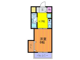 間取図 アメニティハイツ忍ケ丘